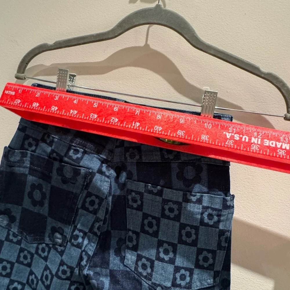 NWT- Jaded London Retro Print Flare Jeans W24 - Picture 10 of 11